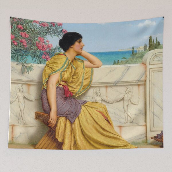 Item preview,  John William Godward Leisure Hours  (1905) designed and sold by TeeARTHY.