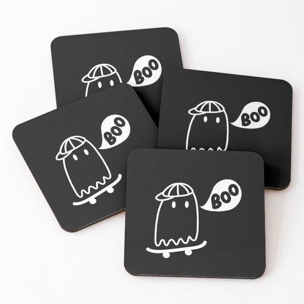 Item preview, Ghost Skateboard, Funny Halloween Design designed and sold by narinari32.