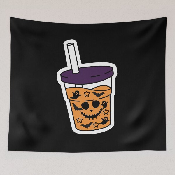 Item preview, Halloween Boba designed and sold by CreativeLevelUp.