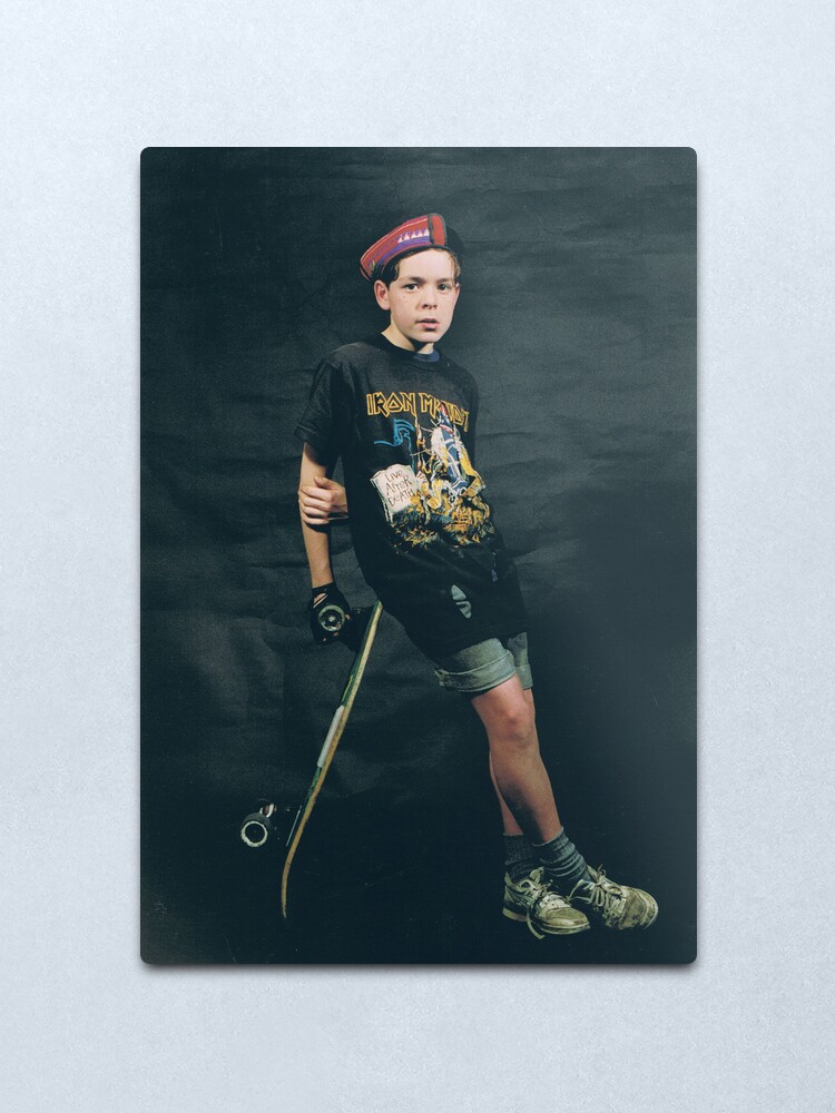Alternate view of Barry and his Board 1991 Metal Print