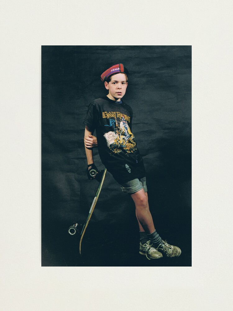 Alternate view of Barry and his Board 1991 Photographic Print