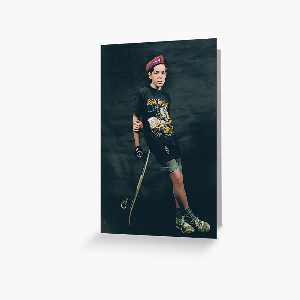 Barry and his Board 1991 Greeting Card