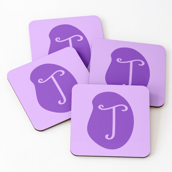 Item preview, T letter in a purple bubble designed and sold by Cloofur.