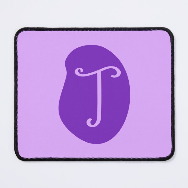 Item preview, T letter in a purple bubble designed and sold by Cloofur.