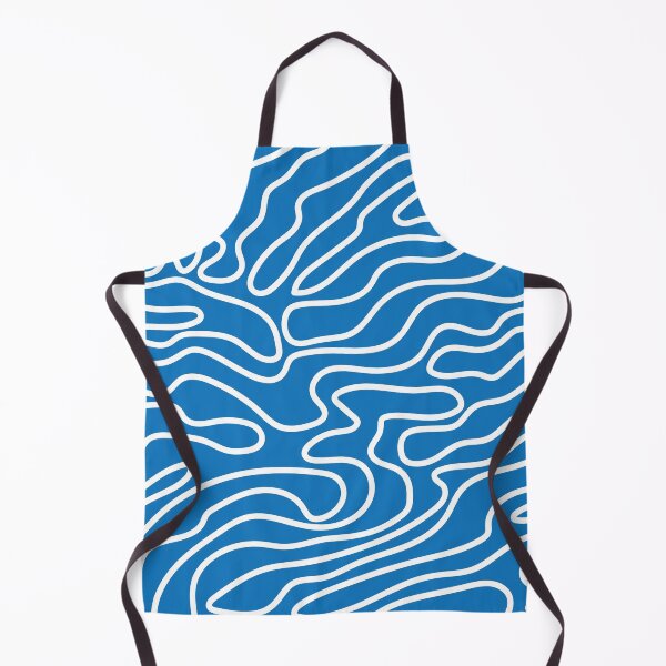 Item preview, Blue Wavy Lines Pattern designed and sold by JustCreate2016.