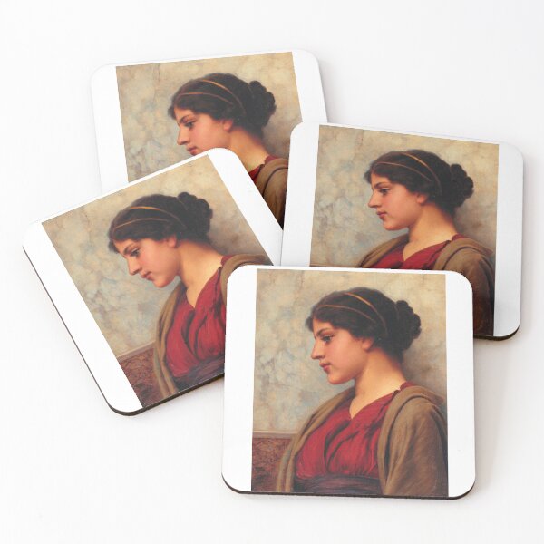 Item preview, John William Godward A Classical Beauty, Far-away Thoughts designed and sold by TeeARTHY.