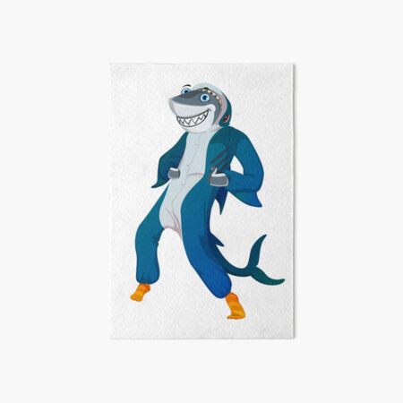 Lámina rígida for Sale con la obra «Tiburón Aterrador En Pijama Tiburón» de  Kawai-Corner