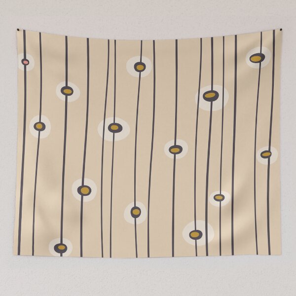 Item preview, Retrotaidetta, 70s Vintage Modern Retro Fabric Pattern designed and sold by BesanoStyle.
