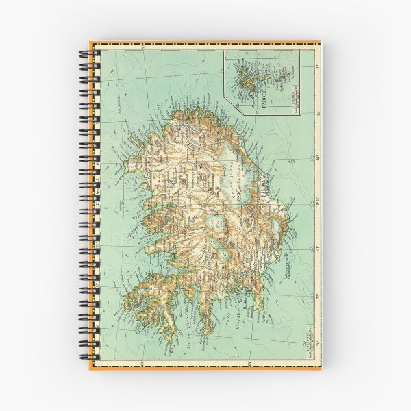 Item preview, 1934 Iceland map - Island - wedding gift idea - Christmas gift - memorial day gift designed and sold by mappendant.