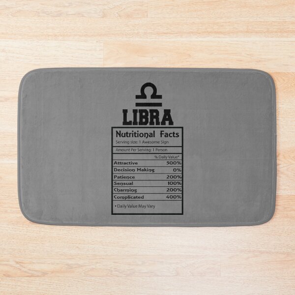 Item preview, Libra Nutrition Facts designed and sold by GuwdTCo.