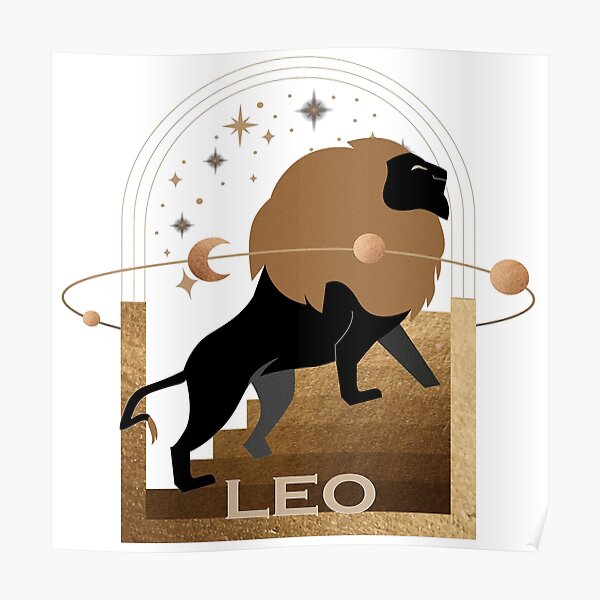 "Leo Zodiac Sign" Poster for Sale by ARTDIGITALCUTE Redbubble