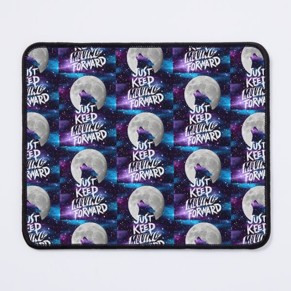 Item preview, Just Keep Moving Forward Starry Night Wolf designed and sold by TjsDesignsnMore.