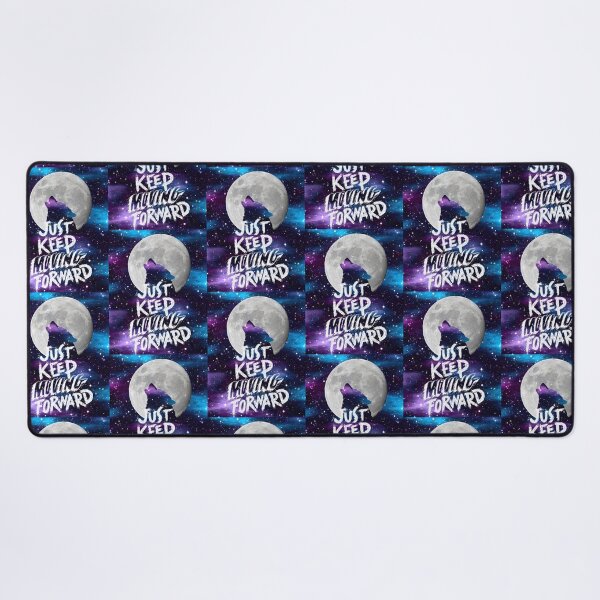 Item preview, Just Keep Moving Forward Starry Night Wolf designed and sold by TjsDesignsnMore.