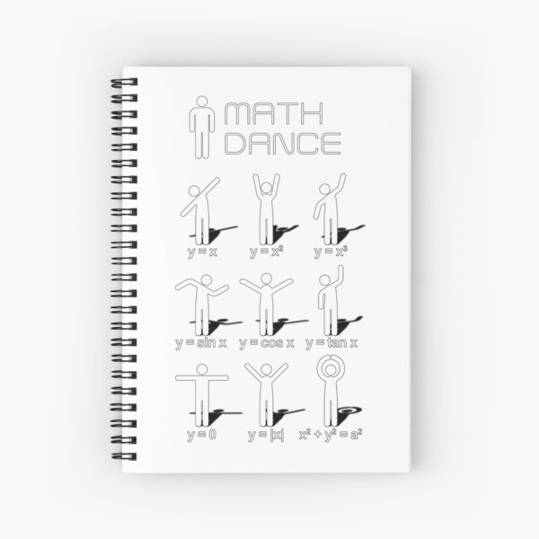 Baile de matemáticas ... con sombras Cuaderno de espiral