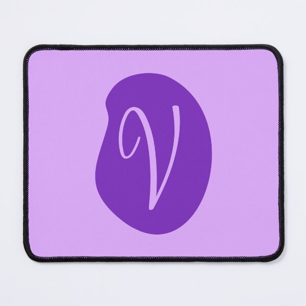 Item preview, V letter in a purple bubble designed and sold by Cloofur.