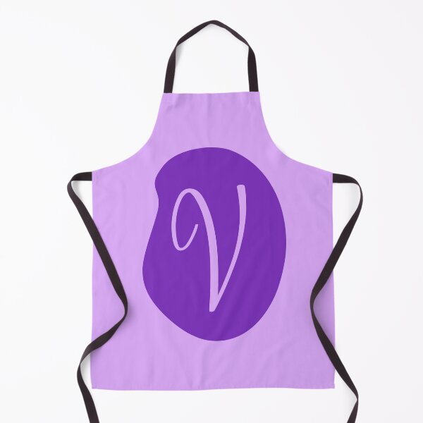 Item preview, V letter in a purple bubble designed and sold by Cloofur.