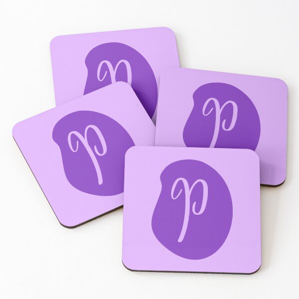Item preview,  P letter in a purple bubble designed and sold by Cloofur.