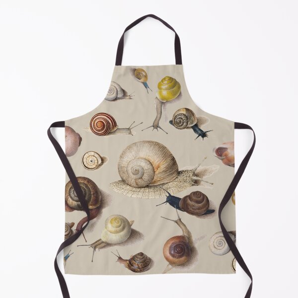 Item preview, Snail Garden Cute Animals snails watercolor illustration art designed and sold by antiqueart.