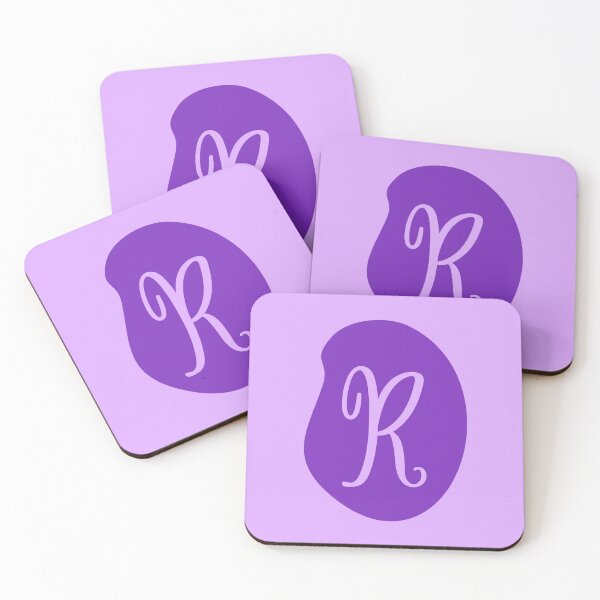 Item preview, R letter in a purple bubble designed and sold by Cloofur.