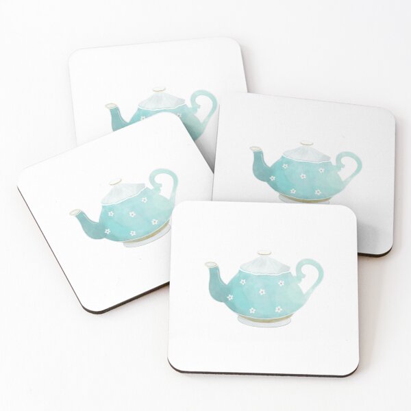 Item preview, Floral Watercolor Teapot designed and sold by Akitoree.