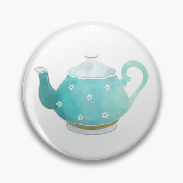 Item preview, Floral Watercolor Teapot designed and sold by Akitoree.