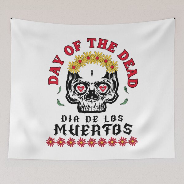 Item preview, day of the dead, Dia De Los Muertos,skull with flowers designed and sold by InnaMGraphic.