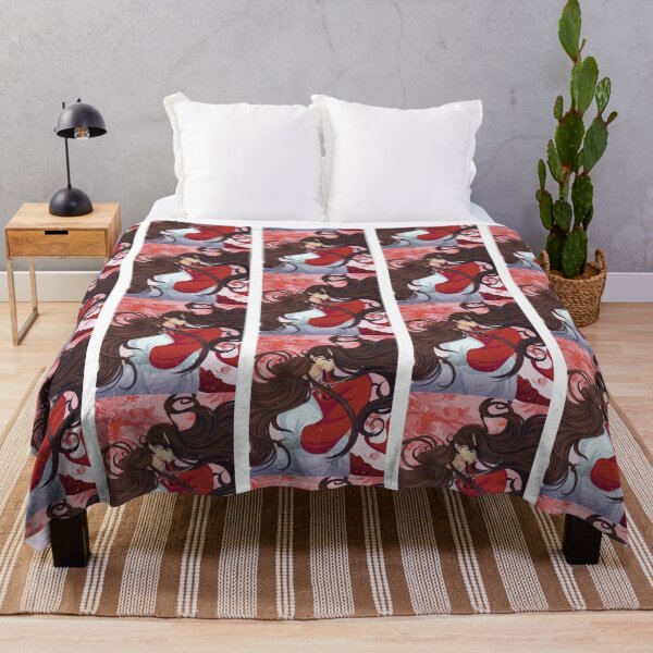 Anime Fleece Blanket and Bedspreads BL Yaoi Spiritpact Ling Qi Yang Jinghua  Duanmu Xi Blankets for Beds 200cm 100cm