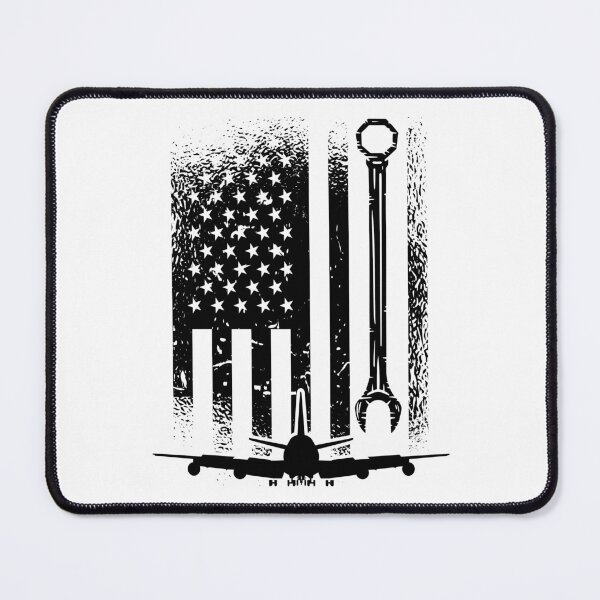Item preview, Aircraft Mechanic Aviation Flag Plane Pilot Planes designed and sold by tshirtconcepts.