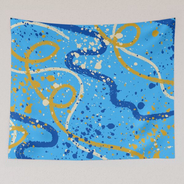 Item preview, Baby blue line strokes  designed and sold by L-I-E-Store.