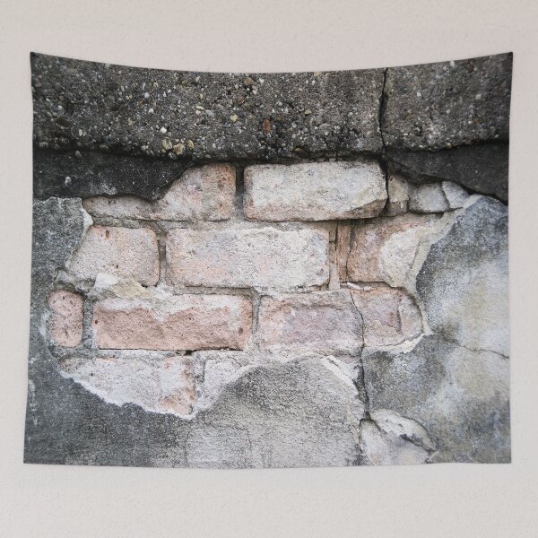 Item preview, Old crumbling stone wall designed and sold by frankuffmann.