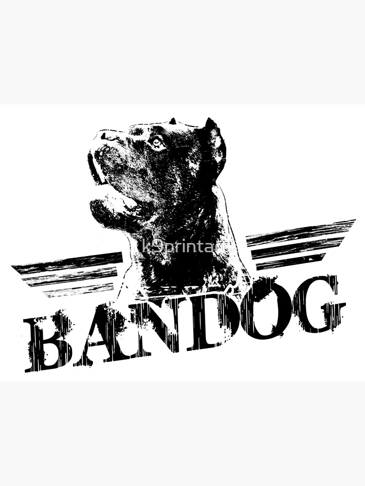 Bandog Art Print for Sale by k9printart Redbubble