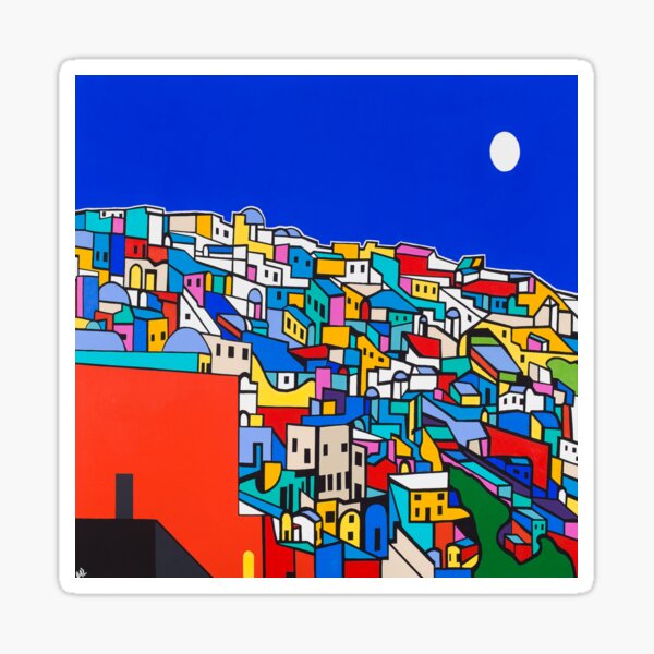 Suggesting Santorini Sticker