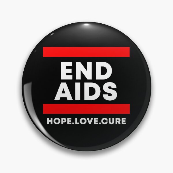 Item preview, END AIDS Hope Love Cure designed and sold by Color-Sparkle.