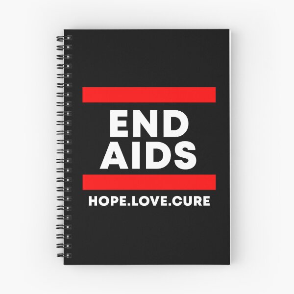 Item preview, END AIDS Hope Love Cure designed and sold by Color-Sparkle.