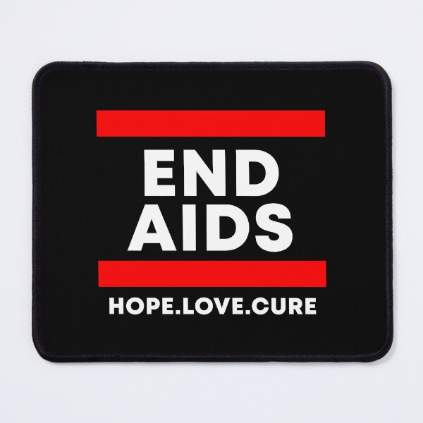 Item preview, END AIDS Hope Love Cure designed and sold by Color-Sparkle.