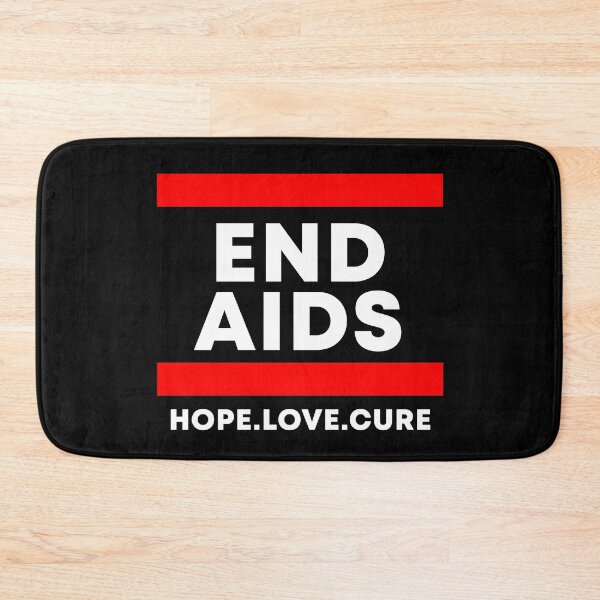 Item preview, END AIDS Hope Love Cure designed and sold by Color-Sparkle.
