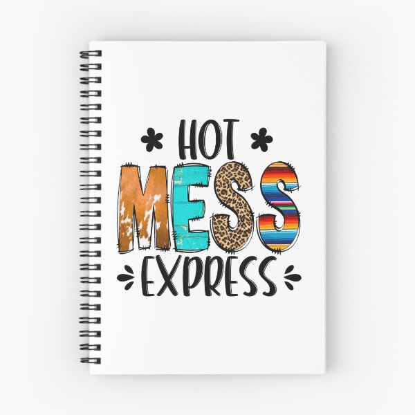 Item preview, Hot Mess Express Country Western Animal Print Funny Quote designed and sold by ElishaKayne.