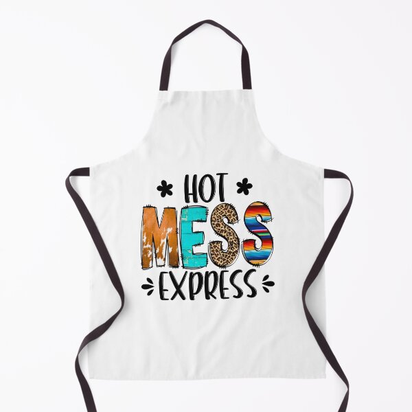 Item preview, Hot Mess Express Country Western Animal Print Funny Quote designed and sold by ElishaKayne.