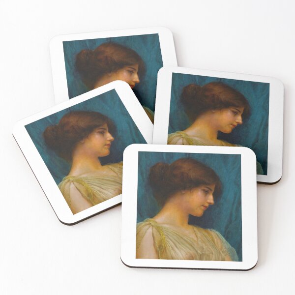 Item preview, John William Godward  Study of a girl’s head (1899) designed and sold by TeeARTHY.