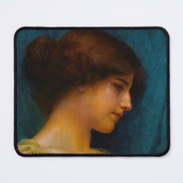 Item preview, John William Godward Study of a girl’s head (1899) designed and sold by TeeARTHY.
