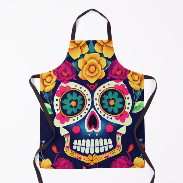 Item preview, Beautiful colorful design of a Dia de Los Muertos skull designed and sold by artofbelletz.