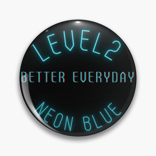 Item preview, Level Two- Neon Blue designed and sold by mascmahs.