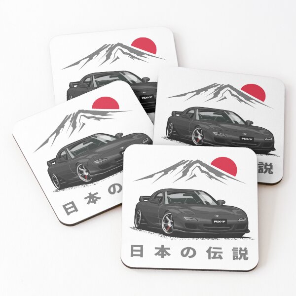 Item preview, JDM Tuner RX-7 (Brilliant Black) designed and sold by JioojiProject.