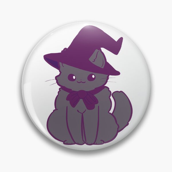Item preview, Witchy Cat designed and sold by luckycafeart.
