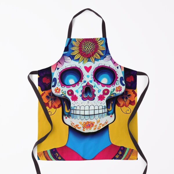 Item preview, Beautiful colorful design of a Dia de Los Muertos skull designed and sold by artofbelletz.