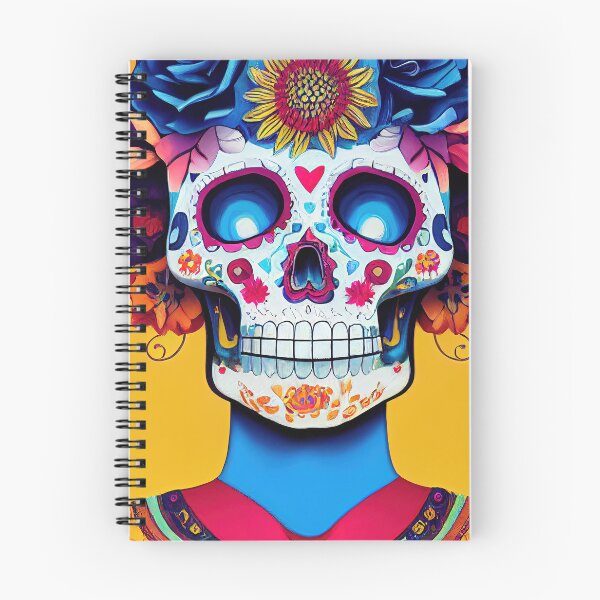 Item preview, Beautiful colorful design of a Dia de Los Muertos skull designed and sold by artofbelletz.