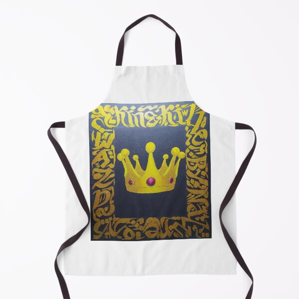 Item preview, crown gold-calligraphy-king designed and sold by WAZDart.