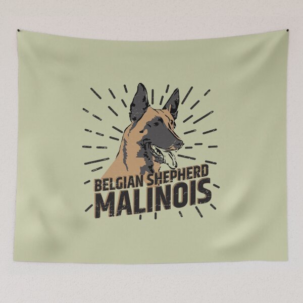 Item preview, Belgian shepherd - Malinois designed and sold by k9printart.