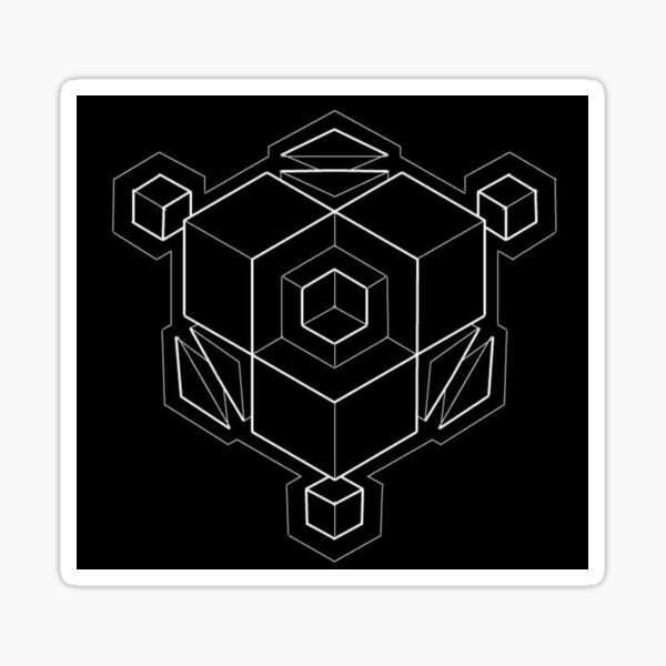 geometryisim2 Sticker