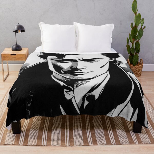 Item preview, Alain Delon portrait drawing designed and sold by artofbelletz.